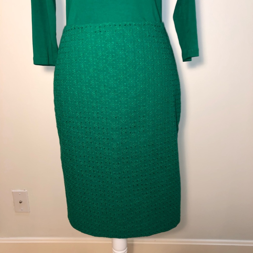 NWOT Talbots eyelet pencil skirt